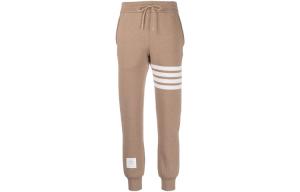 THOM BROWNE Вязаные спортивные штаны Women's Camel