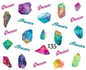 Водные наклейки для ногтей - №135, inna