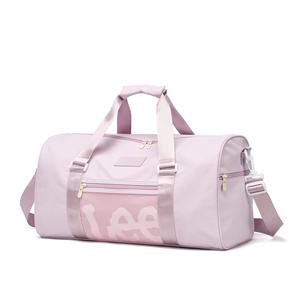 Lee Тканевая дорожная сумка унисекс Морская соль Серый/Таро Фиолетовый, Taro Purple[Luggage with Shoe Compartment]