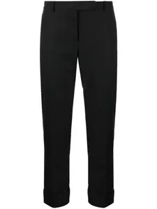 Укороченные брюки строгого кроя THOM BROWNE, черный
