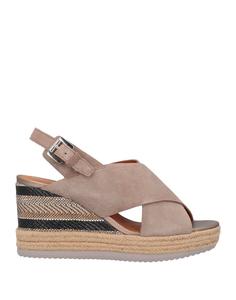 Эспадрильи Geox, серо-коричневый