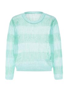 Женский свитер цвета лагуна-бирюза myMo