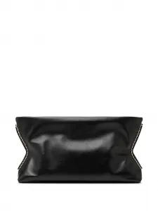 Клатч Dipi с декоративной строчкой Marsell, черный