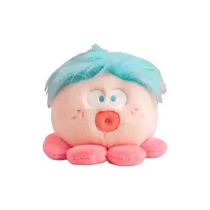 Плюшевая кукла милый маленький осьминог высота 22 см Cute Chip, синий