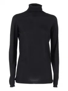 Свитер с высоким воротником Fabiana Filippi, черный