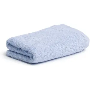 Полотенце Superwuschel с бордюром, 100% премиальный хлопок, однотонное, мягкое Möve, аквамарин