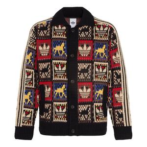 Куртка-свитер Adidas Crafted Jacket Sweater 'Black'