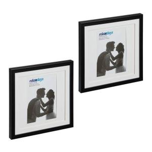 Рамка для фотографий Relaxdays 25x25 cm 2 шт, черный