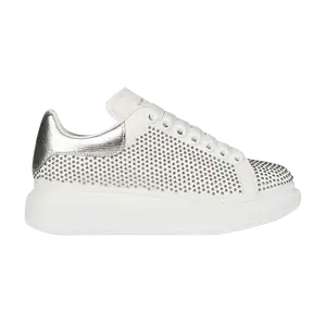 Кроссовки Alexander McQueen Wmns Oversized Sneaker, White Silver Studded