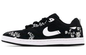 Nike Кроссовки для скейтбординга Alleyoop Anti Slip Wear Resistant низкие унисекс Black White