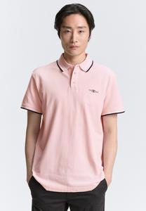 Рубашка поло MIT STRETCH TOM TAILOR, светло-розовый