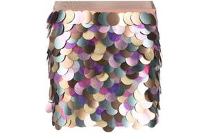 Повседневная короткая юбка женская разноцветная PINKO, мультиколор
