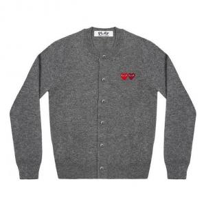 Кардиган (WMNS) COMME des GARCONS PLAY Cardigan With Double Emblems 'Grey' AZ-N057-051-3, серый