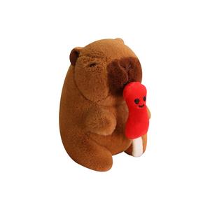 Плюшевый кулон милая капибара 12 см высота Happy Fish