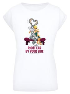 Футболка F4NT4STIC Looney Tunes Bugs And Lola Valentines Cuddle, белый