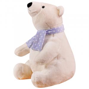 ZOCO Милый шарф, маленький белый медведь, плюшевые куклы полярный медведь, высота 25см/30см/40см