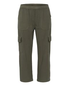 Обычные брюки-карго KAFFE CURVE Nana, хаки