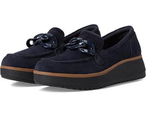 Лоферы Clarks Zylah May, цвет Navy Suede