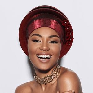 Структурированный тюрбан для волос с цветочным акцентом FASHNZFAB, бордовый