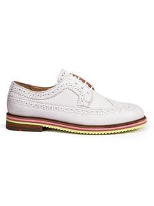 LLOYD Кожаные туфли на шнуровке кремового цвета