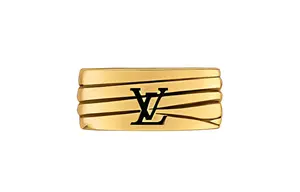 LOUIS VUITTON Металлические кольца Unisex Gold