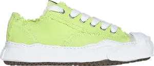 Кроссовки Maison Mihara Yasuhiro Hank Canvas Low 'Green', зеленый