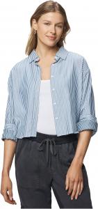 Женская рубашка Nora Stripe на пуговицах Splendid, Ice Navy/White