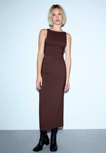 Платье Bershka MIDI, Dark Red