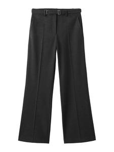 Свободные плиссированные брюки MANGO Carlota, темно-серый