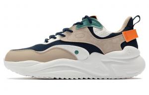 Мужские кроссовки Lifestyle с низким верхом, синий/коричневый 361°