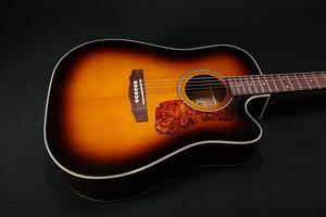 Акустическая гитара Guild D-140CE ATB - 100 All Solid Dreadnought - Antique Burst Gloss 465