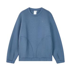 PUMA Свитшот унисекс темно-синий