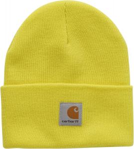 Carhartt Girls Kids' Knit Beanie Watch Hat, Sulphur Spring