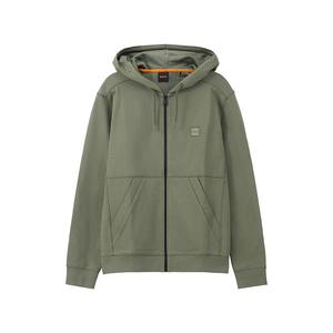 HUGO BOSS Свитшот мужской армейского зеленого цвета