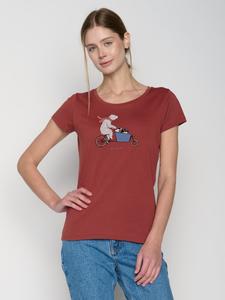 Футболка Bike Cargo Family в цвете Dusty Berry GreenBomb