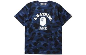 Футболка серии Ape Head унисекс A Bathing Ape, темно-синий