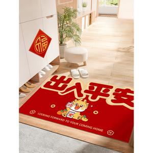 Xinglianxin Ковер 120х240 см из искусственной кожи с дизайном дракона, противоскользящий, для прихожей, кухни или балкона