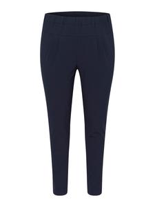 Узкие брюки со складками спереди KAFFE CURVE KC Jia, морской синий