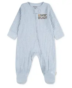 Детский комбинезон с длинными рукавами и закрытыми стопами для мальчиков и девочек Huggies, синий