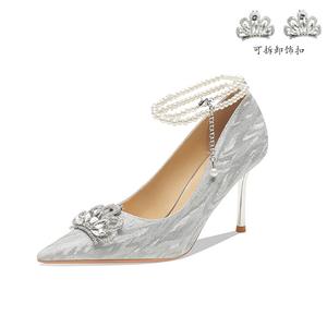 Туфли Ainer-cat High Heels Women's, серебряный