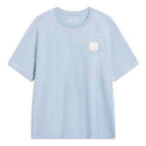 Футболка с изображением бабочки китайской культуры Li-Ning, голубой