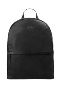 Кожаный рюкзак Don Paolo 41 см с отделением для ноутбука mano, черный