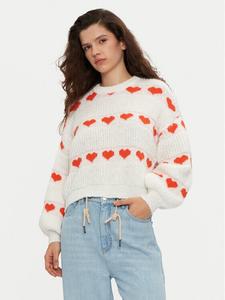 Свитер обычного кроя Pieces, экрю