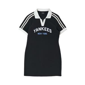 MLB Нью-Йорк Янкиз платье с короткими рукавами женское black