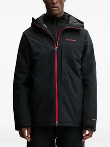 Лыжная куртка с капюшоном на молнии Columbia, черный
