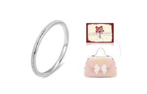 TRUE ME Кольцо из серебра 999 пробы матовое гладкое женское