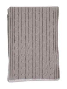 Шарф фактурной вязки Eleventy, нейтральный