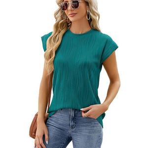 Женская блузка с коротким рукавом casual crewneck Maxxis Merch, Peacock Blue