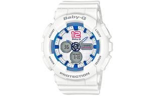 CASIO Часы Women's BABY-G White Watch BA-120-7B2021, White Dial