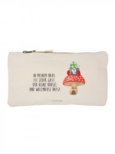 Mr. & Mrs. Panda Сумочка в виде божьей коровки с мухомором и надписью белым цветом